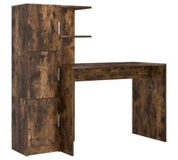Desk 2 pcs Home Modern Office Engineered Wood Table Furniture Sleek vidaXL