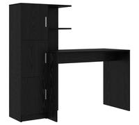 Desk 2 pcs Home Modern Office Engineered Wood Table Furniture Sleek vidaXL