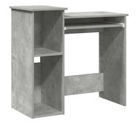 Desk with Shelves Writing Compter Table Study Desk Engineered Wood vidaXL