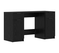 Desk with Side Cabinet Engineered Wood Standing Desk Multi Colours vidaXL