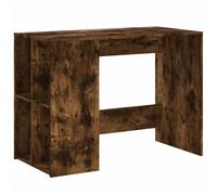 vidaXL Desk Smoked Oak 102x50x75 cm Engineered Wood