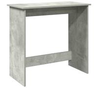 (concrete grey) vidaXL Desk Smoked Oak 80x40x75 cm Engineered Wood office desk study desk