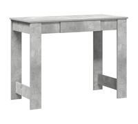 vidaXL Desk Concrete Grey 100x45x75 cm Engineered Wood, Grey