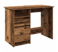 (old wood) vidaXL Desk Writing Table Working Desk Study Computer Desk Engineered Wood