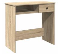 (sonoma oak) vidaXL Desk White 80x40x75 cm Engineered Wood office desk study desk
