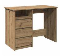 (artisan oak) vidaXL Desk Writing Table Working Desk Study Computer Desk Engineered Wood