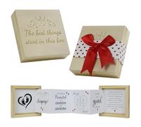 Deskinator Grandparents Baby Announcement Gifts - Pregnancy Announcement for Grandparents - Pregnancy Reveal Grandparents Ideas, New Baby Announcement Surprise, Sonogram Picture Wooden Keepsake Box
