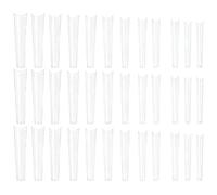 Deskium 504 Pcs XXL Coffin Nail Tips, Max Extra Long, Flat French Style, Clear Press On Nails, Full Cover Acrylic, 12 Sizes for DIY