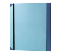 Deskium Blue 10.5 X 12.6 in Multi-Layer PVC File Folder with Elastic Band & Snap Closure, Document Organizer for Emergency & Estate Planning