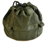 Deskium Camping Storage Bag, Moss Green Drawstring Utility Bag for Outdoor Cooking Gear, Car Storage and Hiking, Lightweight Organizer, 6.3 x 6.3 in / 16 x 16 cm