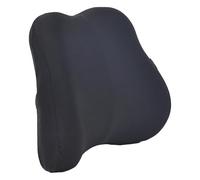 Deskium Car and Office Memory Foam Seat Cushion, Ergonomic Back Support, Thick Padding for Pressure Relief, Ideal for Post-Surgery Use, Black