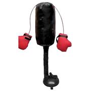 Deskium Cat Punching Bag Toy for Interactive Play, Springy Bobbing Action with Plush Boxing Gloves, Built-in Bell and Catnip, Secure Suction Cup Base, Textile Material for Energy Release and Exercise