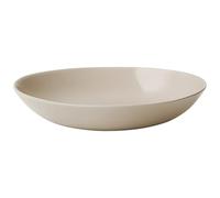 Deskium Ceramic Breakfast Bowl, Nordic Style Oval Dinnerware, 25.4 oz (750 ml) for Oatmeal Yogurt Cereal Soup, Cream Milk Tea Color, Stackable, Microwave & Dishwasher Safe