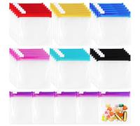 Deskium for Items, Small Jewelry, Vitamins, Assorted Color Carry Bags, Thirty-Five Pieces Pill Pouch Bags