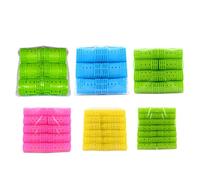 Deskium Plastic Hair Curlers, 56 Pcs Hair Rollers Set, 6 Sizes for Various Styles, for Home and Salon