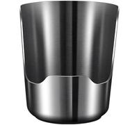 Deskium Stainless Steel Pot Lid Holder and Spoon Rest for Countertop Organizer, Heavy Duty Vertical Kitchen Utensil Stand for Ladle, Spatula, Pot Cover, Brushed Finish Storage Rack