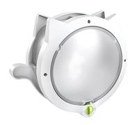 Deskium White Cat Door, 4 Way Lock 12.2 X 10.2 In, Interior For Cats And Small Dogs, Weatherproof, Strong Closure, Install Guide Included