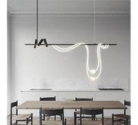 Deskps, Modern Hose Led Black Dinitable Restaurant Kitchen Lights Home Decoration Lightifixtures,Lights/Warm White/P Ball 120Cm