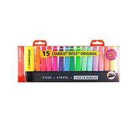 Deskset x 15 surligneurs STABILO BOSS ORIGINAL Edition collector