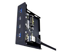 Desktop 20 Pin Soft Drive Bay USB3.2, 60 cm Cable, 2xUSB 3, 2 Ports USB3.2 Fast Data Transfer