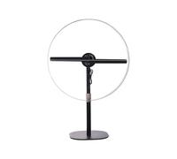 Desktop 3D Hologram Fan 30CM Holographic Equipment Outdoor Advertising ProjectorDisplay 1024x1024 For Business Store Signs, Bar Video Projector(Black_30CM)