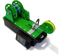 Desktop 3D Printer Filament Extruder Maker 1.75mm Red | All-in-one PET bottle recycler, max 300°C, quiet under 50dB, 35x15cm.