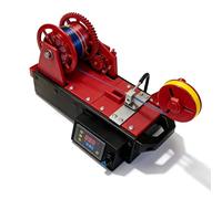 Desktop 3D Printer Filament Maker & Recycler, All-in-One Filament Extruder Machine for PLA ABS PVA, Saves Cost by Turning Plastics into 1.75mm Filament Red