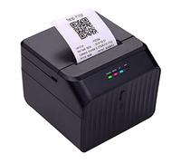 Desktop 58mm Thermal Receipt Printer Wired Barcode Printer USB Connection with 2 Rolls Paper Inside Support ESC/POS Command Compatible with Windows Android IOS for Supermarket Store Restaurant