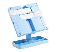 Desktop ABS Reading Stand with Page Clip Extendable Adjustable Textbook Stand for Books Novel Notebooks and Tablets Book Rest