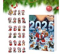 Desktop Advent Calendars - Acrylic, Countdown Dee Christmas, Artistic Designs | Festive Wide Range of Use, Christmas Date Calendars For The Nou