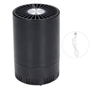 Desktop Air Purifier Intelligent USB Powered Quiet Negative Ion Air Purifier Home Travel Car (Black)
