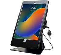 Desktop Anti-Theft POS Stand - CTA Kiosk POS Stand with Stylus, Tether, and Aluminum Enclosure for iPad 7th/ 8th/ 9th Gen 10.2-inch - Air 3 - Pro 10.7-inch and More - Black (PAD-DASB10)