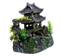 Desktop Aquarium Decor Resin Fish Tank Supply Delicate House Design for Natural and Aquarium Decoration Easy to Maintain