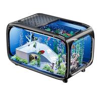 Desktop Aquarium, Transparent Glass Aquarium, 8K Viewing Experience Over 92% Light Transmittance,space-saving Design, Suitable for Desks or Home Use
