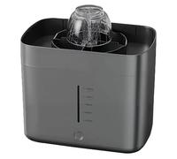Desktop Automatic Cup Washing Machine,Electric Glass Rinser Tea Cup Washer with 1.8L Water Tank,Automatic Stop,Fountain-Style Flushing,High Pressure Jets for 3-10cm Diameter Cups for Home(Gray)