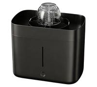 Desktop Automatic Cup Washing Machine,Electric Glass Rinser Tea Cup Washer with 1.8L Water Tank,Automatic Stop,Fountain-Style Flushing,High Pressure Jets for 3-10cm Diameter Cups for Home(Black)