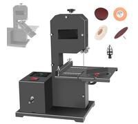 Desktop Band Saw, 800W Power, 70mm Cutting Height, Adjustable Angles, for Woodworking in Small Workshops