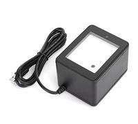Desktop Barcode Scanner, Fast Scanning Performance, 360° Barcode/QR Code Reading, Large Scanning Window, Wide Applications, Supermarket Scanner, Concise Design and Beautiful