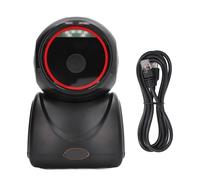 Desktop Barcode Scanner USB Omnidirectional Auto Sensing 1D 2D QR Code Reader High Speed Barcode Scanner for Supermarkets Retail Stores Libraries and Pharmacies