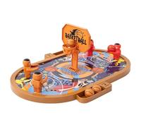 Desktop Basketball - Finger Flick Game, Mini Hoop Set with Accurate Scoring System, Competitive Table Sport, Portable Toy, Engaging Family Activity for Home School Room Indoor Vacation Fun