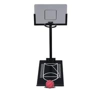 Desktop Basketball Game Foldable Portable Mini Stress Reliever Aluminum Alloy Black