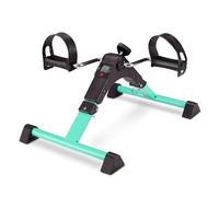 Desktop Bicycle Pedal Exercise Machine, Indoor Elderly Rehabilitation Training , Foldable Mini Fitness Bike for Leg and Arm Exercises Under Desk Exercise Bike(Green)