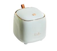 Desktop Bin Small Trash Can with Lid Double Layer Trash Can Can Press Kitchen Office Bedroom Home Trash Case