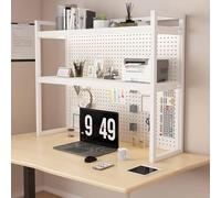 Desktop Bookshelf, Lift Desk Hutch, Home Office Shelves, Dorm Top Organizer, Small Bookcase, Storage Rack