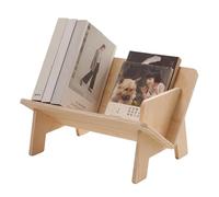 Desktop Bookshelf Organizer - Desktop Bookcase, Desktop Shelf, Wooden Bookshelf | Desk Book Organizer Office Information Rack, Convenient Organization Student Bookcase Bookshelf Bookshelf Bookcase