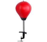 Desktop Boxing Speed Ball - Clamp-On Punching Bag With Durable Metal Base | 33x17x17cm Desk Stress Reliever Toy | Sturdy Countertop Boxing Equipment For Work, Study Breaks, And Home Use