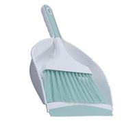 Desktop Broom and Dustpan Set with Soft Bristles, Green | Flexible Fine Brush Head for From Computer Bed Sheets and Hard to Reach Area for Offices Home Use
