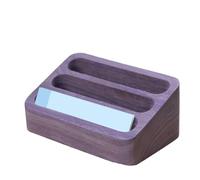 Desktop Business Card Holder - Wooden Business Card Holder For Desk | Multiple Visiting Card Display Rack Organizer | Wooden Desktop Business Card Stand | Elegant Office Desk Display for Men Women Exe