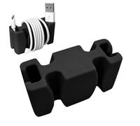 Desktop Cable Organizer Station, Wire Groove Management Storage, Multi Slot Cable Holder, Premium Silicone Non Slip Design, Office and Home Desk Accessory, for Cord Organization