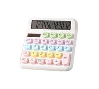 Desktop Calculator - 12 Digit Cute And Colorful Solar Calculator,Macoffice Calculator - For Office Desk,Classroom, College, Work, Business, Travel, Outdoors,